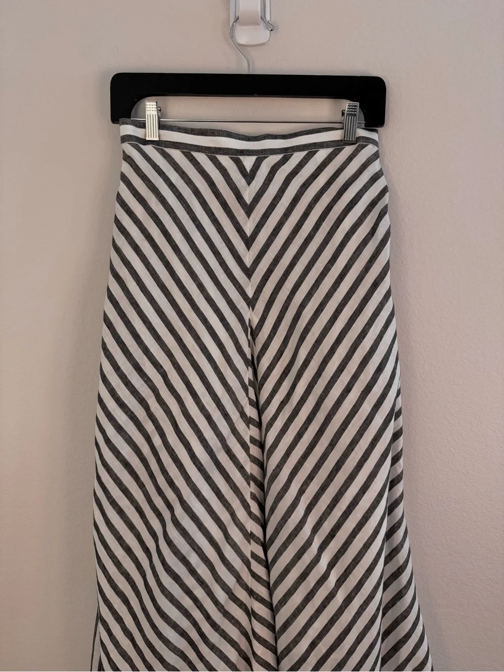 Ralph Lauren Collection Shamus Striped Linen Maxiskirt - Picture 4 of 12